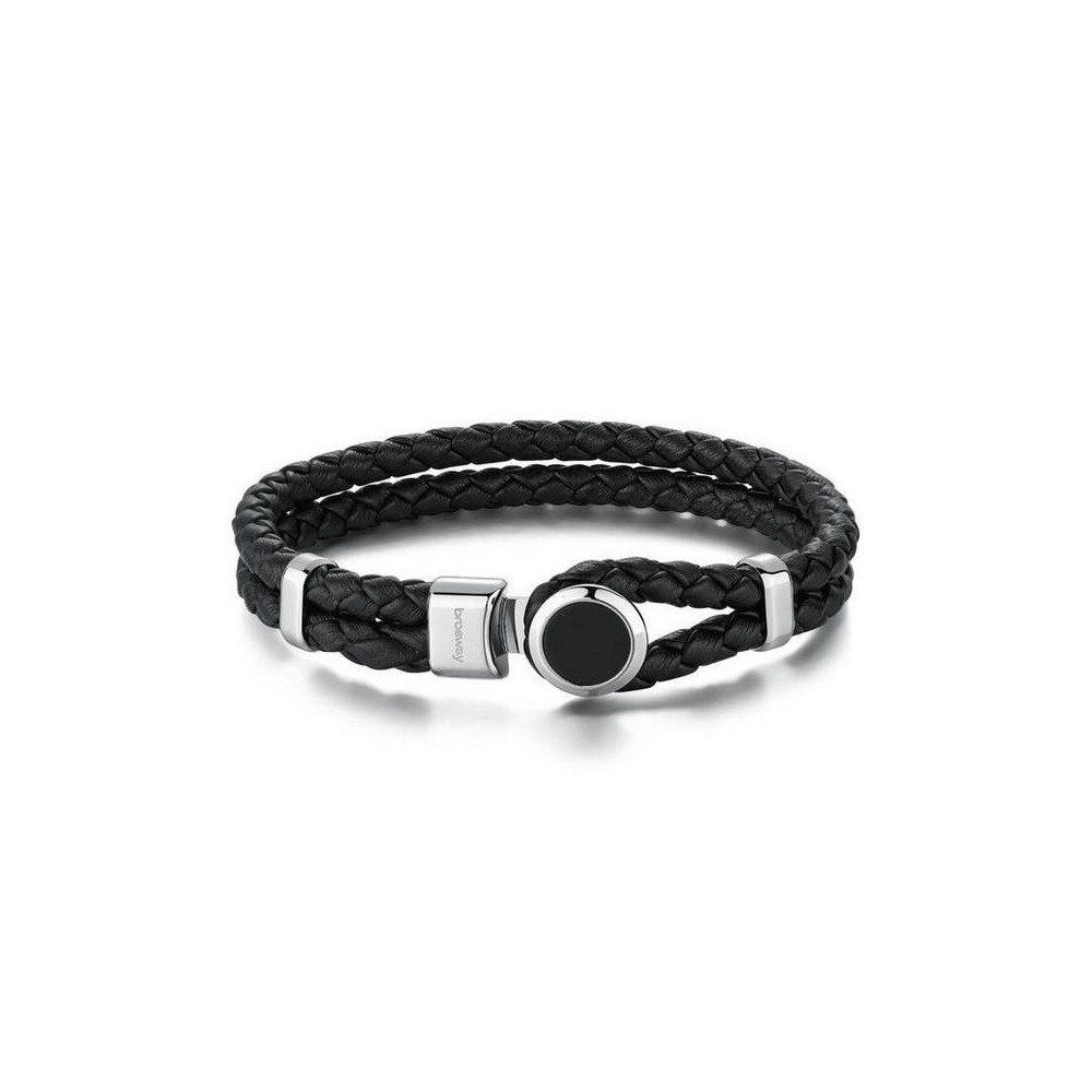 1 - Bracciale uomo Brosway Material onice ed acciaio BIM11A