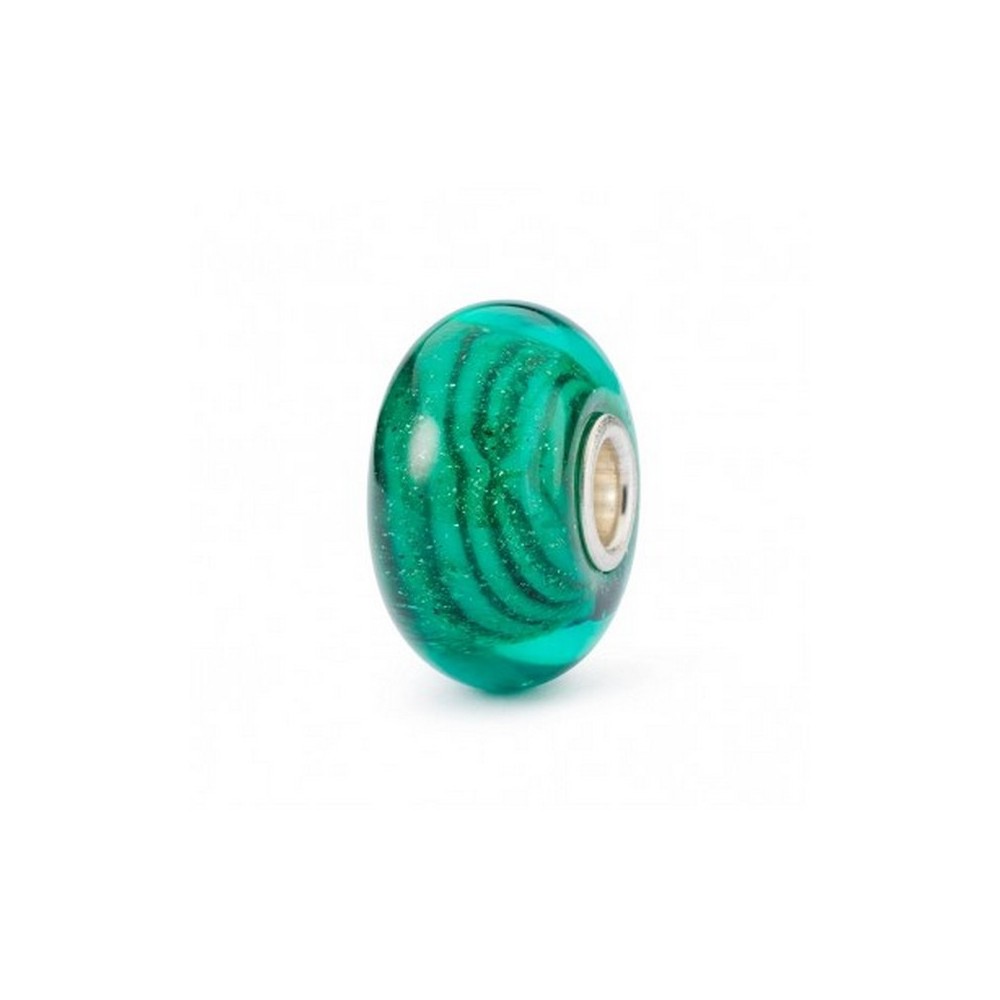 1 - Trollbeads Sentiero di stelle TGLBE-20353 Argento 925 e vetro verde