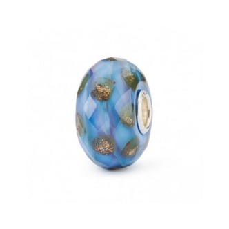 1 - Trollbeads Scintille di Felicità TGLBE-30093 Argento 925 e vetro blu