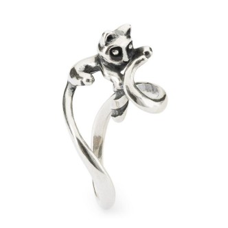 1 - Trollbeads ring cat in love TAGRI-00541 Silver meas. 14