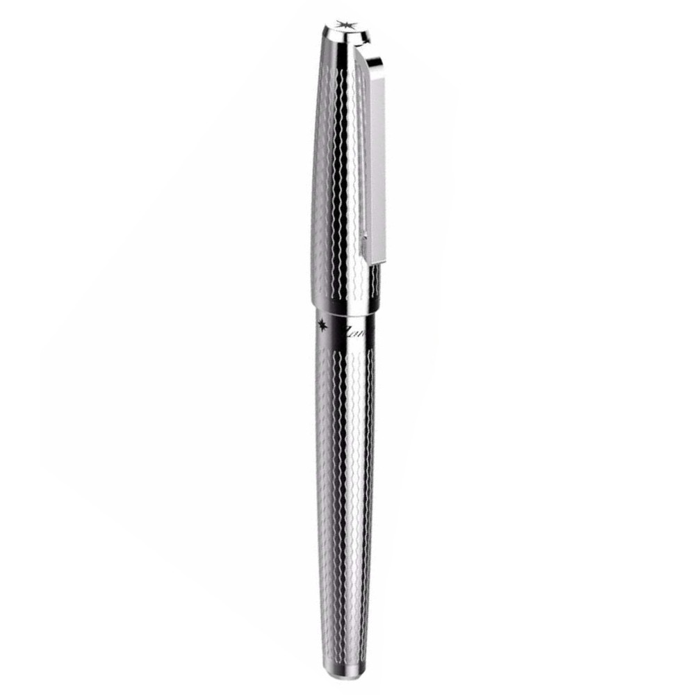 1 - Zancan HPN004 pen in steel engraved with wind rose