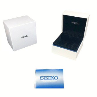 1 - Seiko Classic men's watch only time SUR525P1 steel blue background.