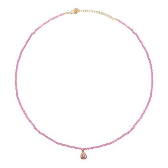 1 - Collana donna Rue Des Mille Argento filo di zirconi GRZ-014 M2 AU