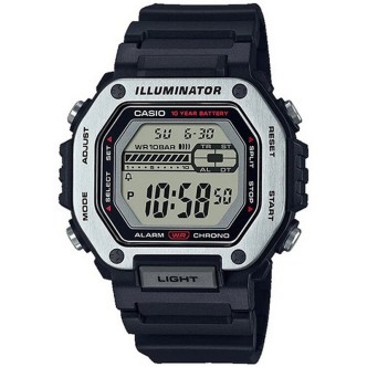 1 - Casio Collection Square black MWD-110H-1AVEF resin digital men's watch