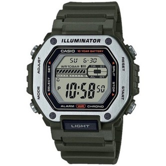 1 - Casio Collection Square green MWD-110H-3AVEF resin digital men's watch