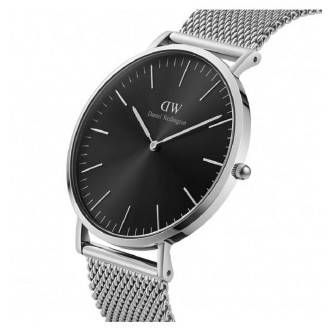 1 - Daniel Wellington Classic Onyx black man watch only time DW00100629