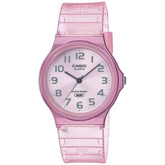 1 - Orologio donna Casio trasparente Vintage Round rosa MQ-24S-4BEF resina