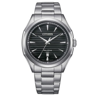 1 - Citizen Elegant Eco Drive black steel AW1750-85E men's watch