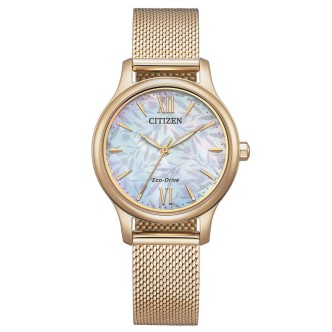 1 - Orologio donna solo tempo Citizen Lady Eco Drive rosato Madreperla EM0892-80D