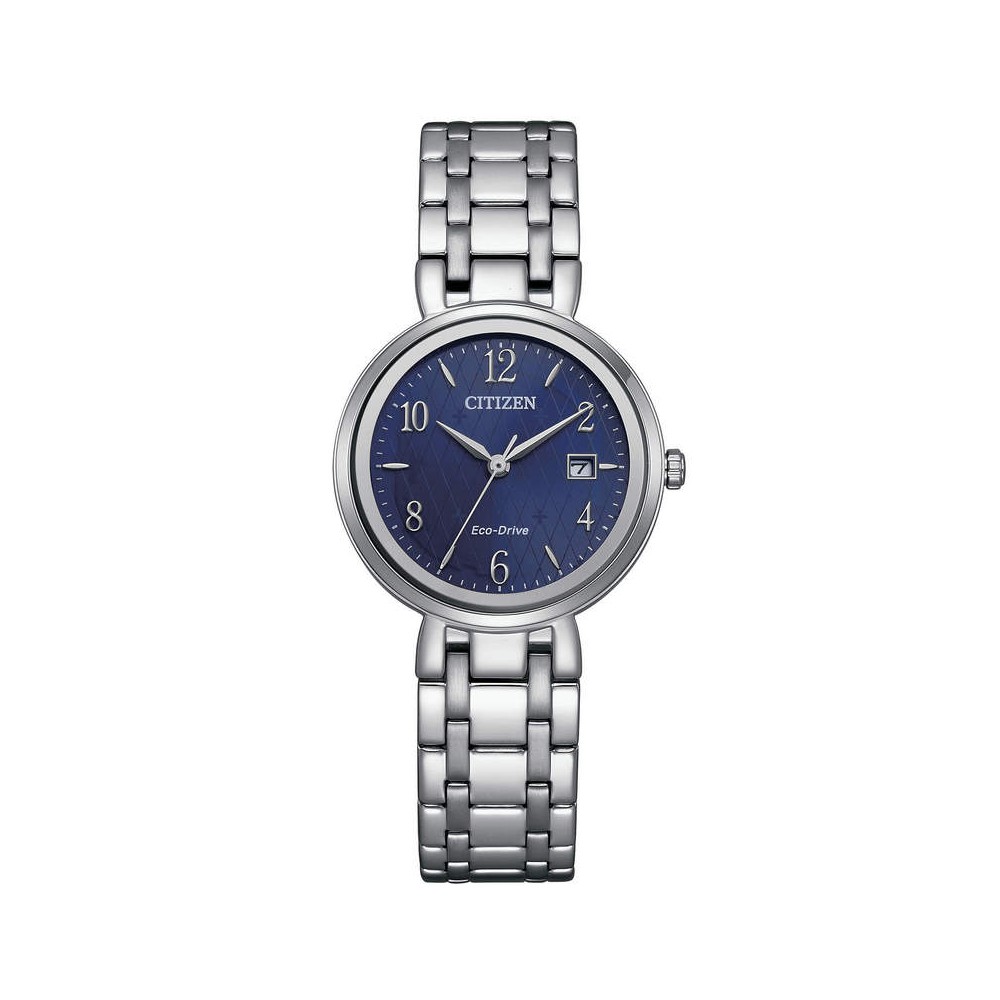 1 - Citizen Lady blue Eco Drive steel EW2690-81L time only woman watch