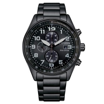 1 - Orologio uomo cronografo Citizen Urban nero Eco Drive CA0775-79E