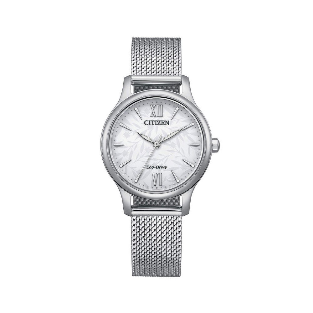 1 - Orologio donna solo tempo Citizen Lady grigio Eco Drive acciaio EM0899-81A