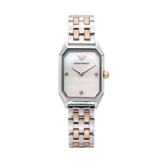 1 - Orologio Emporio Armani acciaio solo tempo analogico donna cinturino in acciaio AR11146