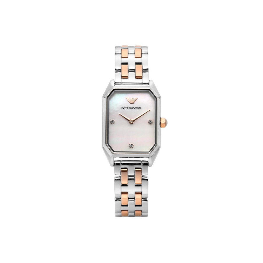 1 - Orologio Emporio Armani acciaio solo tempo analogico donna cinturino in acciaio AR11146