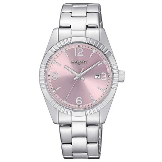 1 - Orologio donna solo tempo Vagary by Citizen Timeless Lady rosa IU2-219-91