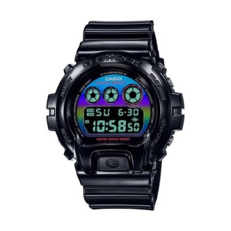 1 - Casio G-Shock Virtual Rainbow black DW-6900RGB-1ER resin case and bracelet