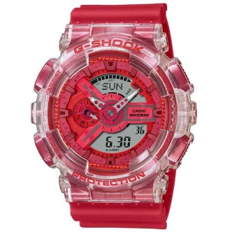 1 - Casio G-Shock watch Limited Edition red GA-110GL-4AER resin case and bracelet