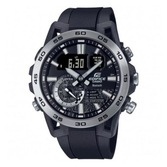 1 - Orologio cronografo Casio Edifice nero ECB-40P-1AEF cassa acciaio e carbonio