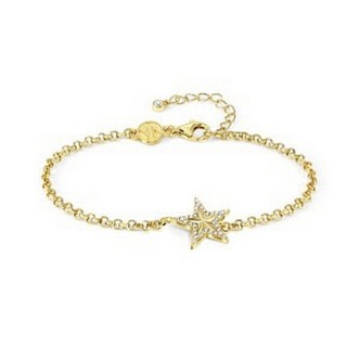 1 - Bracciale stella Nomination Truejoy 240100/009 Argento dorato con zirconi