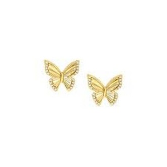 1 - Butterfly earrings Nomination Truejoy 240104/042 Gilded silver with zircons