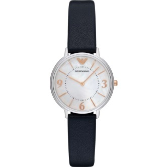 1 - Orologio Emporio Armani acciaio solo tempo analogico donna cinturino in pelle AR2509