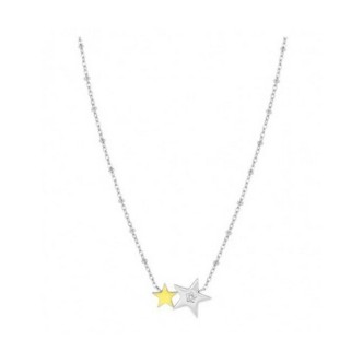 1 - Collana stella Nomination Happyworld 028411/023 acciaio con zirconi