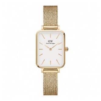 1 - Daniel Wellington women's watch Quadro Evergold DW00100556 steel