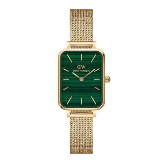 1 - Daniel Wellington women's watch Quadro Sheffield Emerald DW00100561 steel