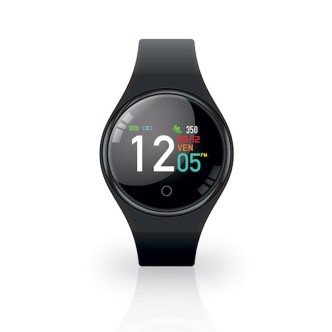 1 - Black Techmade unisex smartwatch in silicone TM-FREETIME-BK with cardio