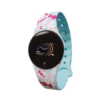 1 - Women's smartwatch Techmade Funny white and pink TM-FREETIME-FUN1 silicone