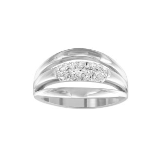 1 - Anello Swarovski 5217792 con pavè di cristalli collezione Cypress