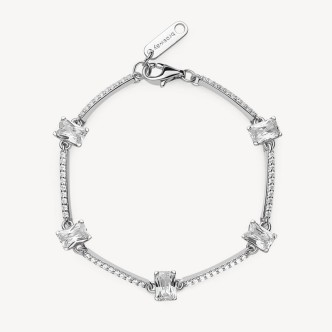 1 - Bracciale tennis Brosway Fancy Argento 925 con zirconi FIW06