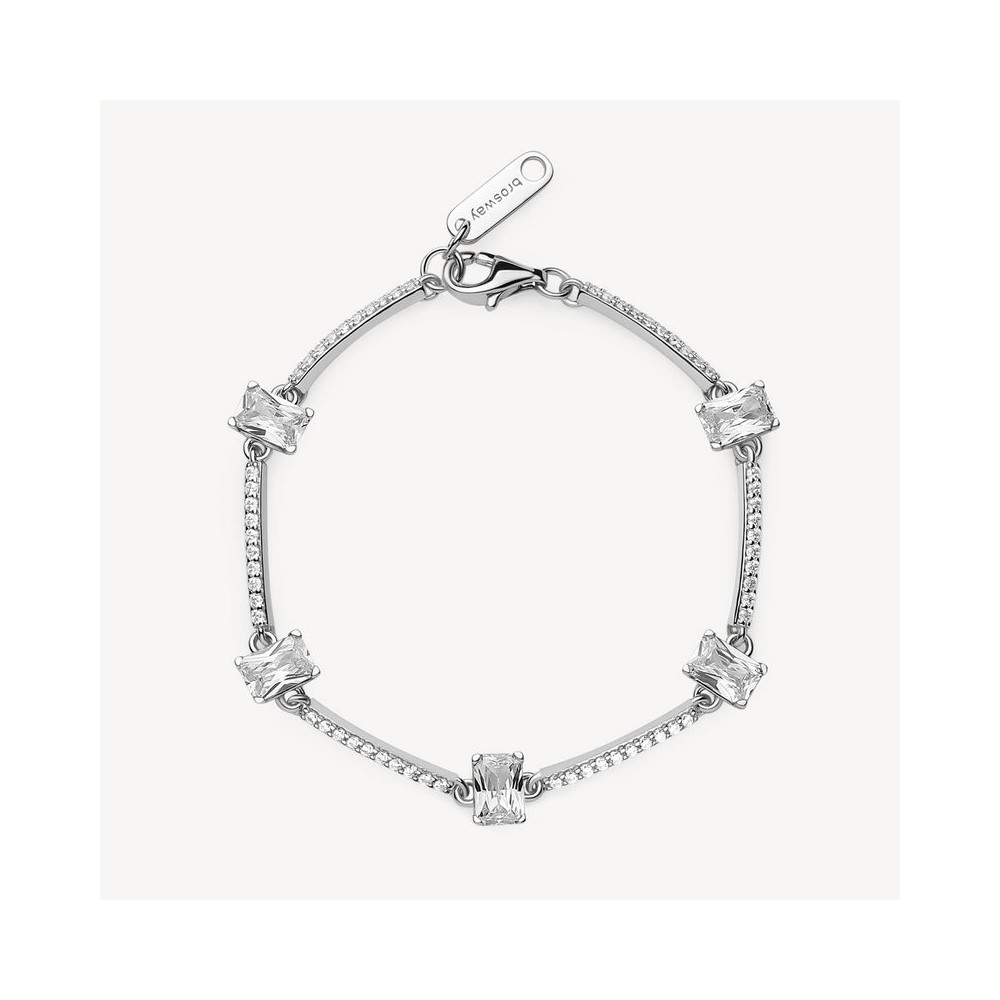 1 - Brosway Fancy tennis bracelet 925 silver with zircons FIW06