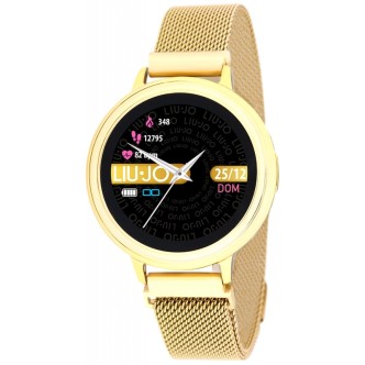 1 - Smartwatch donna Liu Jo Eye dorato SWLJ056 acciaio Maglia Milano