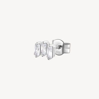 1 - Brosway Fancy single light point earring 925 silver with zircons FIW09