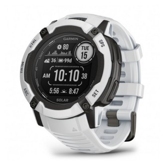 1 - Garmin Instinct 2X White Whitestone Solar Watch 010-02805-04 Silicone Strap