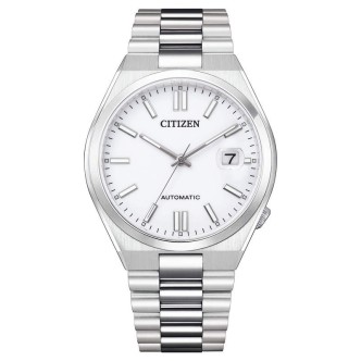 1 - Citizen Automatic Tsuyosa white NJ0150-81A steel men's watch