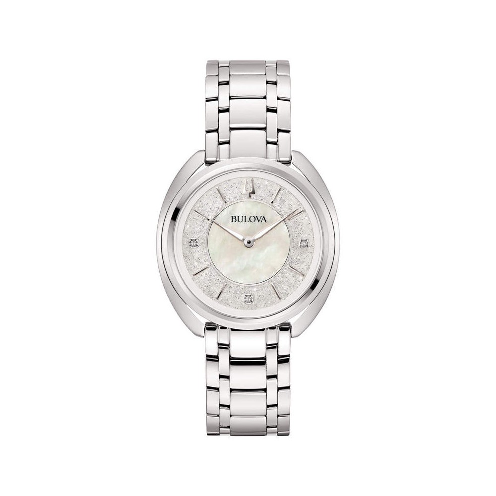 1 - Orologio solo tempo donna Bulova Duality madreperla con diamanti 96P240