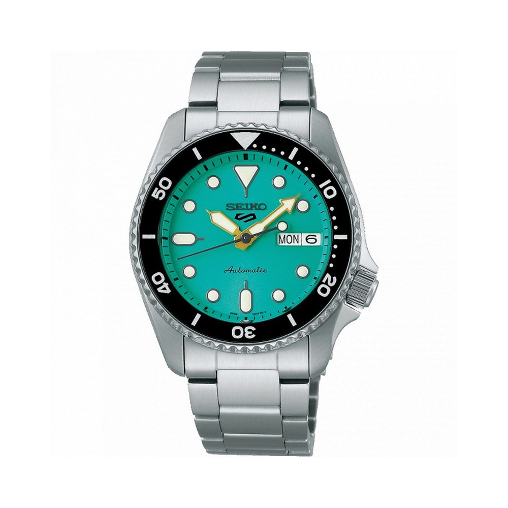 1 - Seiko 5 Sport Turquoise SRPK33K1 Steel Automatic Watch