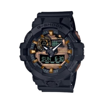 1 - Casio G-Shock black and pink GA-700RGB-1AER resin case and bracelet