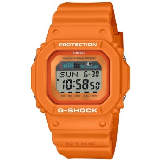 1 - Casio G-Shock Classic Style Orange Unisex Digital Resin Strap Watch GLX-S5600-4ER