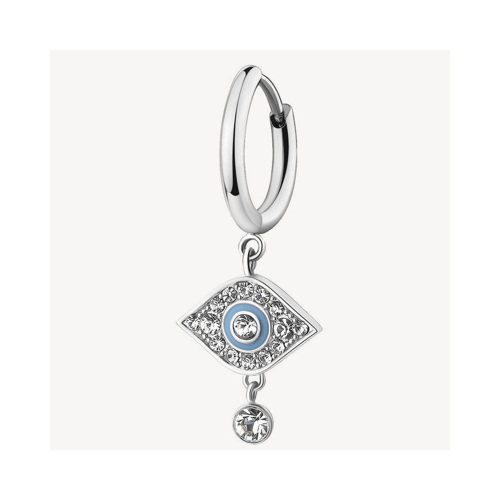 1 - Brosway Chakra eye single earring BHKE141 steel with crystals