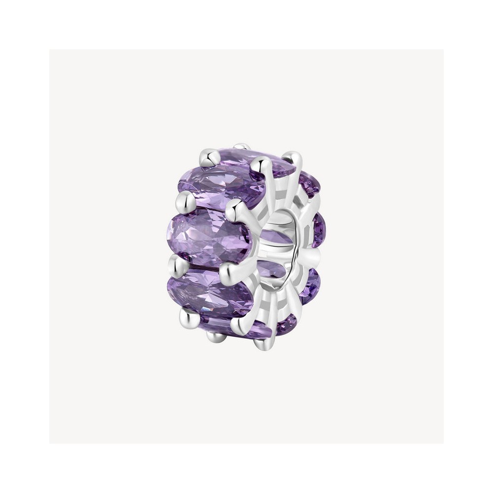 1 - Ciondolo donna Argento 925 Brosway Fancy con zirconi viola FMP01