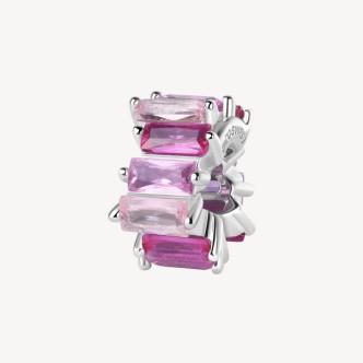 1 - Woman pendant Silver 925 Brosway Fancy with pink zircons FPV03