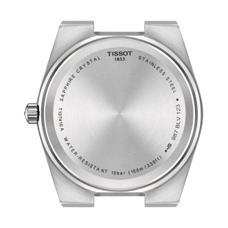 1 - Orologio uomo Tissot PRX bianco solo tempo T137.410.17.011.00 cinturino in silicone