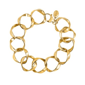 1 - Breil B Whisper chain woman bracelet golden steel TJ3397