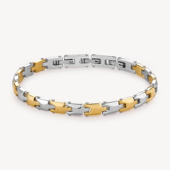 1 - Brosway Backliner bicolor steel bracelet BBC21.