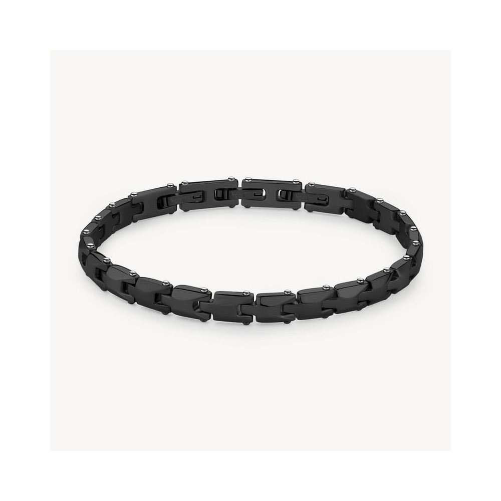 1 - Bracciale uomo Brosway Backliner nero BBC23