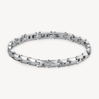 1 - Bracciale uomo Brosway Backliner argentoBBC24