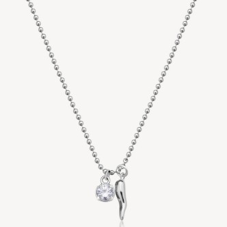 1 - Brosway woman necklace DESIDERI light point and horn BEIN008 316L steel.